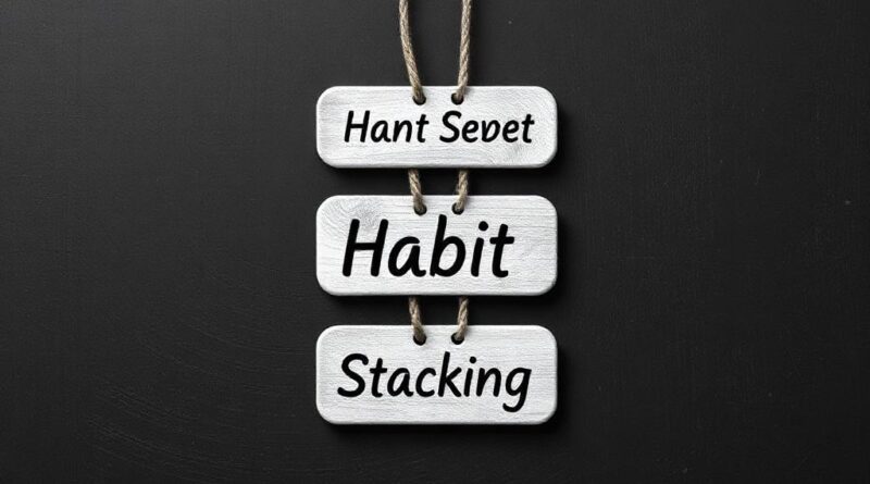 Habit stacking – Neue Gewohnheiten an bestehende Routinen koppeln