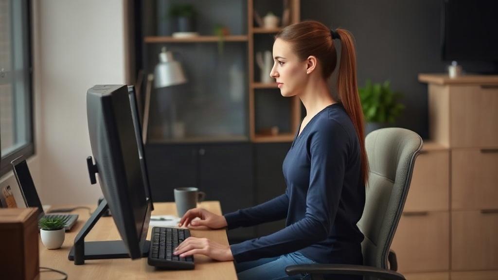 Ergonomie am Bildschirmarbeitsplatz – Dynamisches Sitzen und Stehen. Kleine Schritte im Alltag: Der Bewegungsrhythmus